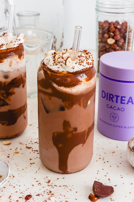 DIRTEA Chocolate Hazelnut Iced Drink Recipe