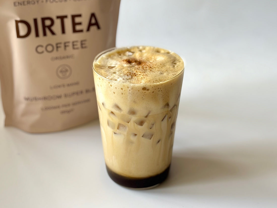 DIRTEA Salted Maple Cinnamon Iced Coffee