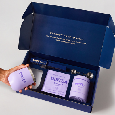 Get your free DIRTEA Welcome Kit worth £34.