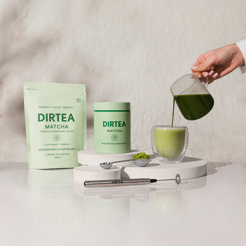 DIRTEA Mushrooms for Focus, Energy, Calm | DIRTEA Functional Mushrooms
